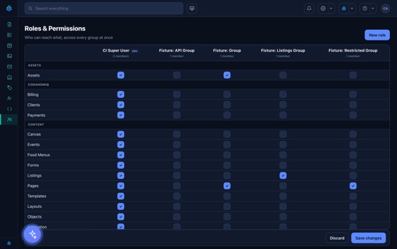 The same permission grid that decides what the agent can do