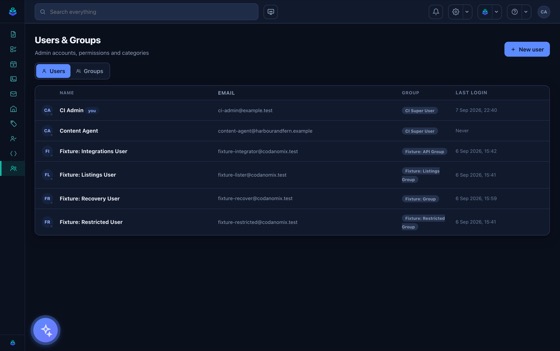 The agent is a user like any other - disable it and its tokens die