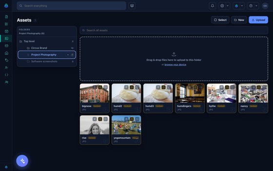 A folder of photographs, each carrying its own alt text